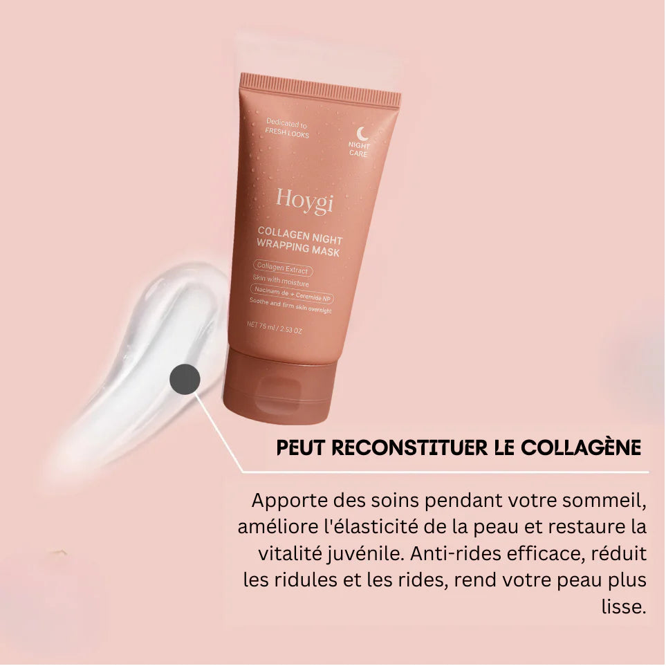 MASQUE DE NUIT ENVELOPPANT AU COLLAGÈNE