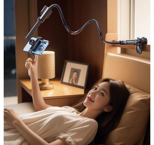 SUPPORT PARESSEUX POUR SMARTPHONES - FLEXIBLE / TOUTES POSITIONS 1,20mètres...